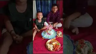 कान्हा नंदू अपने लड्डु भाई के साथ राखी मनाए #trending rakshabandan 2024 #veido