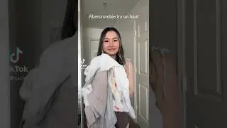Abercrombie try on haul #abercrombiehaul #ootd #summeroutfit #summerfashion #outfitsidea #fashion