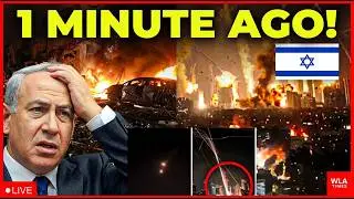 LIVE ON CAM: Tel Aviv, Haifa EXPLODING As Iran’s Worst WAVE RAINS Down? | Israel SHOCKED?