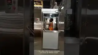Air shower nozzle effect video