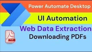 PDF Downloading UI Automation | Using Dynamic Selectors in Power Automate Desktop.