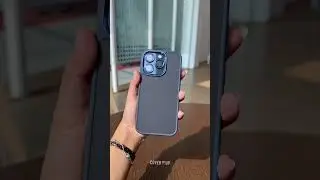 Smoky Elegance Protective Case with Metal Camera Ring