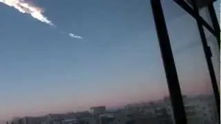 Взрывная волна от метеорита. Урал. 15 февраля