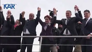 Akşener Erzurum Mitinginde Adaylarını Tanıttı