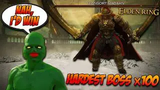 I streamed until I beat the HARDEST BOSS 100 TIMES! It was a mistake.