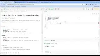 Leetcode 基礎練習 28  Find the Index of the First Occurrence in a String  (JavaScript)