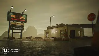 Abandoned Outpost in Desert Environment -  Unreal Engine 4 (Update 1.1)