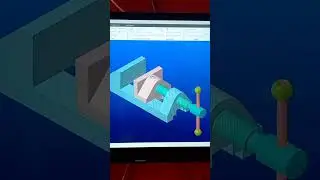 Bench Vice Animation in PTC Creo Parametric