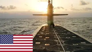 United States Navy. The world's most powerful Ohio class ballistic missile submarine.