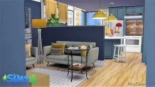 COLORS ||BLUE & YELLOW|| THE SIMS 4 - SPEED BUILD