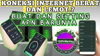 langsung ngebut || cara Setting APN Koneksi internet jadi kencang untuk semua operator ‼️