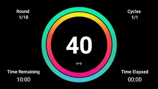 Tabata Timer 40/20 - HIIT Timer 40/20 - Interval Timer 40/20