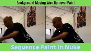 Sequence Paint In Nuke | Background Move Rotate Skew Scale