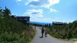 360 - MTB sjezd - Lysá hora - Papežov (Beskydy) 4x