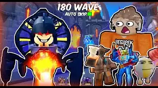🔥Прошёл с Летними юнитами  Endless Mod до 180+ Волны в Toilet Tower Defense