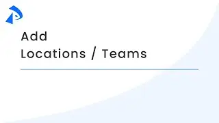 Add Locations / Teams (Account Setup Wizard)