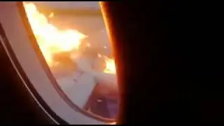 Экстренная посадка Sukhoi Superjet 100 в Шереметьево. Паника в самолете.