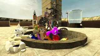 GMOD WENDA KILL ALL POPPY TIME MONSTER & SPRUNKI Garry's mod