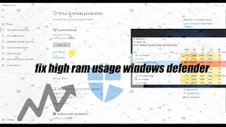 How fix high ram usage windows defender-windows 10