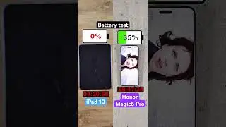 iPad 10th Gen vs Honor Magic6 Pro battery test