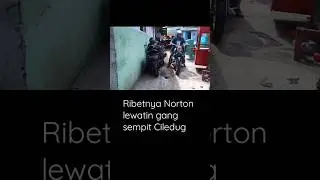Motor gede dibawa masuk gang di Ciledug.    https://youtu.be/q_euEPn2Egc