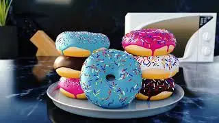 I Made My First Donuts - Blender Practices