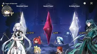 NEW Tower of Adversity 1.3 | Jiyan & jinshi -Shorekeeper  Experiment Zone - #wutheringwaves