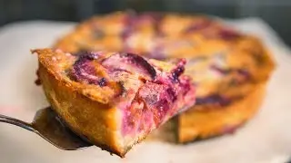 Spiced Plum Cake | ASMR Cooking Sounds