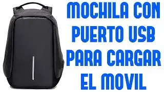 ¡¡REVIEW DE UNA MOCHILA CON PUERTO USB PARA CARGAR EL MÓVIL!! | ALVAROPIOS