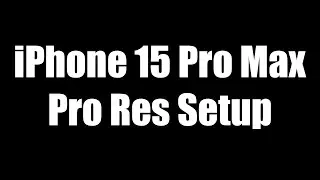My iPhone 15 Pro Max | Pro res Filming Setup | Is it worth it ?