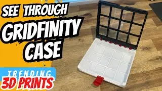 Gridfinity portable case.  Organization transformed with a DIY parts case