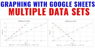 How To Make A Graph On Google Sheets With Multiple Data Sets & Independent Variables