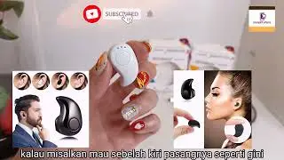 unboxing dan review cara menggunakan headset bluetooth keong tutorial mengkoneksikan wireless s530