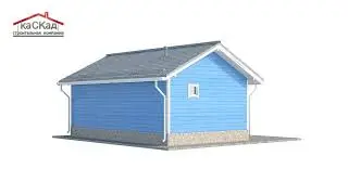 Каркасный дом 6х10м проект КД-22