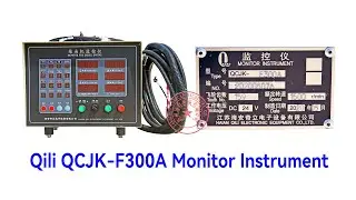 Qili QCJK-F300A monitor instrument for diesel engine & sensors of Enda ED211E2-1A monitor instrument