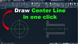 How to Draw Center line in AutoCAD |