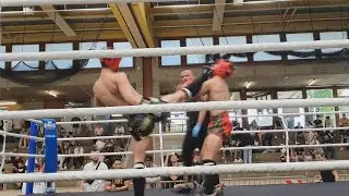 Second Amateur Kickboxing Fight | Reinach Basel Switzerland (2x2min -67kg)