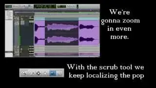 How to: remove clicks/pops from a track in Pro Tools