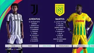 JUVENTUS - NANTES | PES 2021 PATCH 2023