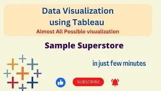 Data Visualization using Tableau on Sample Superstore Dataset