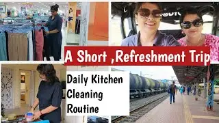 Some Refreshments Activities For Monotonous Life // Kitchen Cleaning And Organizing After Cooking 🌿