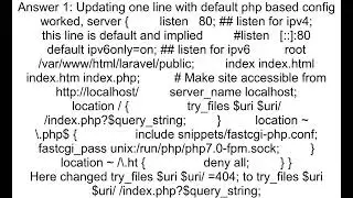 502 Bad Gateway for Laravel 5 4 with nginx and php7 0-fpm in Ubuntu