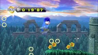 Sonic 4: Episode 2 - Sylvania Castle Zone Act 1 Speedrun: 0'50