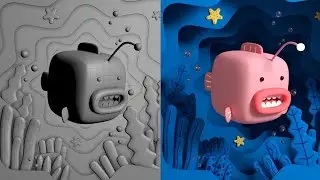 Re-creating 3D images #1 | Cinema 4D Modeling and Rendering Tutorial