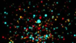 Colorful Particles Overlay