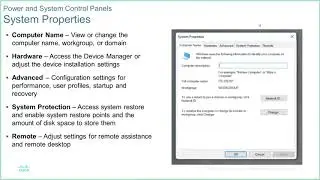 Cisco Netacad ITE v7 course - Chapter 11 p2 - Windows Configuration