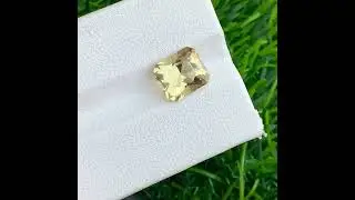 2.35 Carats Loose Yellow Citrine Gemstone, Orange Citrine Fancy Shape