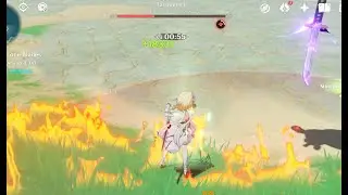 How to heal character during Taroumaru fight in Clash of lone Blades | Genshin impact