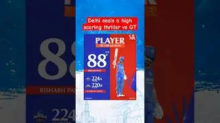 M40 | DC v GT | RISHABH PANT LEADS THE WAY FOR A DELHI CAPITALS VICTORY 