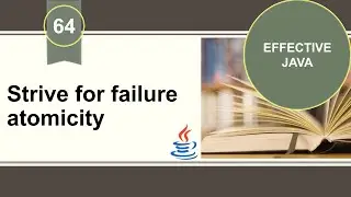 [Effective Java] [Item 64] Strive for failure atomicity